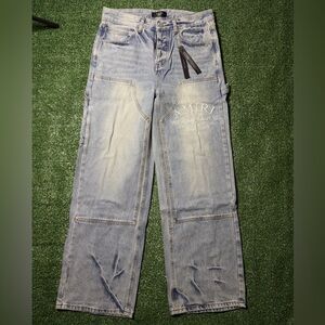 AMIRI Faded Blue Relaxed Men's Jeans